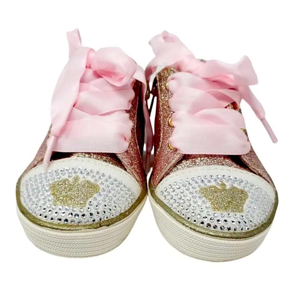 Börn toddler glitter sneakers girls toddler size 6